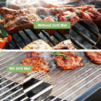 Non-stick Barbecue Mesh Mat Reusable Heat Resistance BBQ Baking Net Pad Kitchen Cooking BBQ Mat Liner Accessories Outdoor BBQ Tool  Non Stick BBQ Grill Mats Reusable BBQ Grilling Sheets Silicone Brush Easy to Clean BBQ Accessories Stevvex