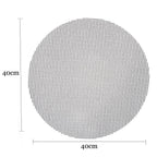 Non-Stick Frying Pan Pad Round Liner Sheet Barbecue Grill Mat Tools For Microwave Oven Outdoor BBQ Accessories  Multifunctional Food Grade Non-Stick Reusable Grill Mat for Gas Grill for Charcoal Grill BBQ Things Stevvex