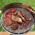Non-Stick Frying Pan Pad Round Liner Sheet Barbecue Grill Mat Tools For Microwave Oven Outdoor BBQ Accessories  Multifunctional Food Grade Non-Stick Reusable Grill Mat for Gas Grill for Charcoal Grill BBQ Things Stevvex