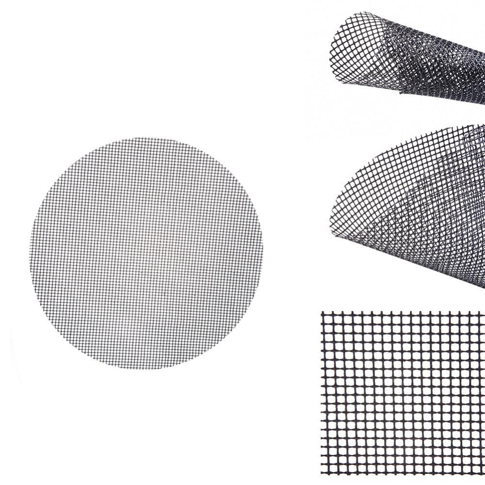 Non-Stick Frying Pan Pad Round Liner Sheet Barbecue Grill Mat Tools For Microwave Oven Outdoor BBQ Accessories  Multifunctional Food Grade Non-Stick Reusable Grill Mat for Gas Grill for Charcoal Grill BBQ Things Stevvex