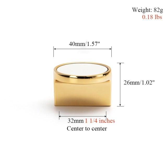 Nordic Luxury Drawer Knob Gold Wardrobe Cupboard Cabinet Handle Kitchen Door Pulls White Genuine Leather Furniture Knob Hardware Hole Center Modern Luxury Tree Bark Speckle Texture Cabinet Pull Hardware for Bedroom Kitchen Stevvex