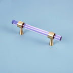 Nordic Modern Wardrobe Dresser Drawer Pull Cabinet Door Handle Knobs Cabinet Handle Pure Copper Double Hole Crystal Handle Brass Walnut Kitchen Wardrobe Cabinet Hardware Pull Handle Adjustable Hole Stevvex