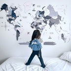 3D Wooden World Map Nordik Enjoy The Wood
