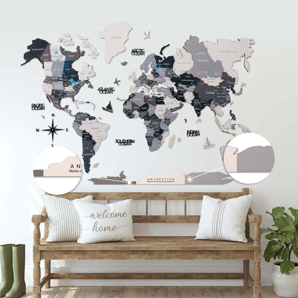 Antarctica For Colored Maps Enjoy The Wood