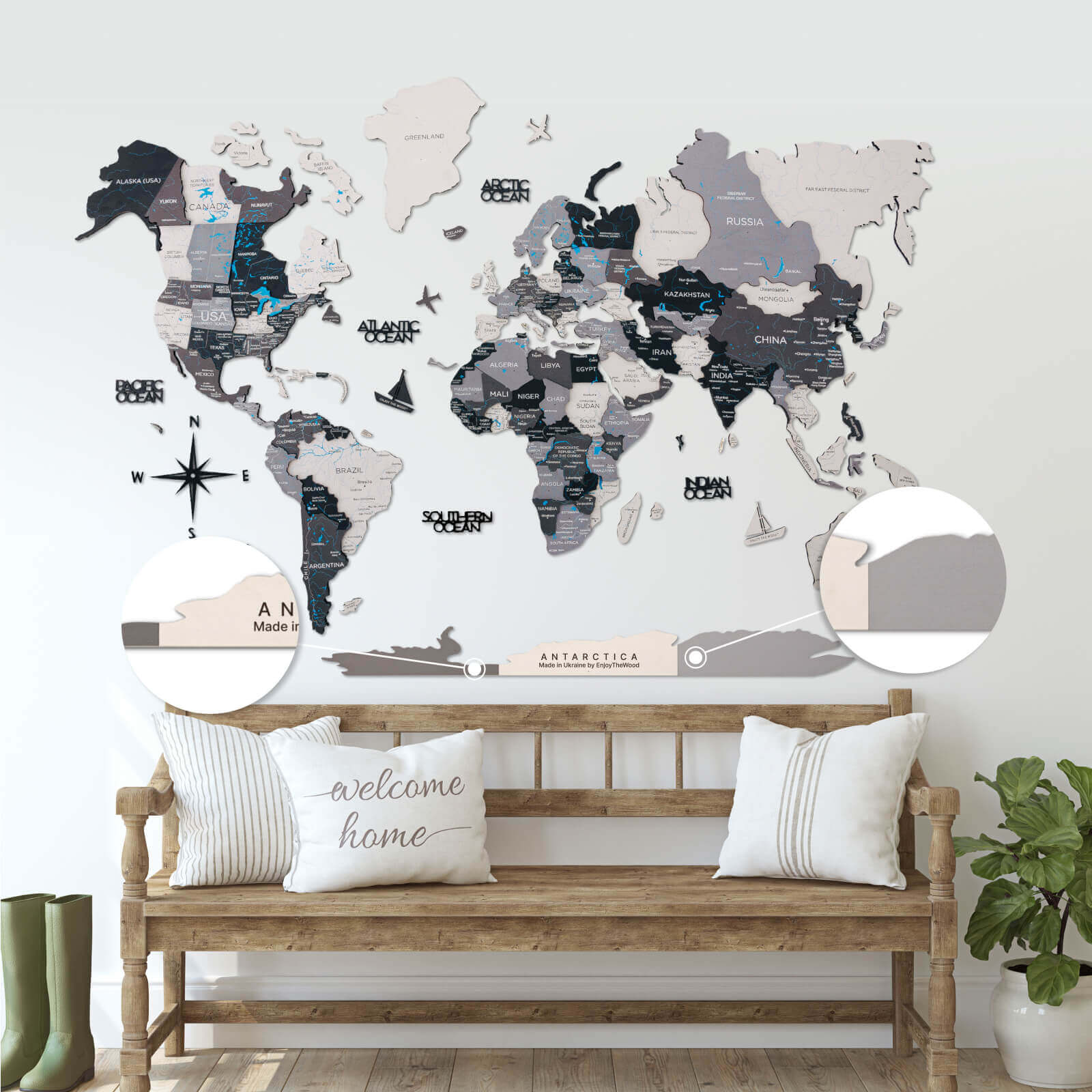 Antarctica For Colored Maps Enjoy The Wood