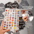 3D Europe Wooden Map Nordik Enjoy The Wood