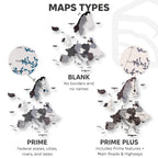 3D Europe Wooden Map Nordik Enjoy The Wood