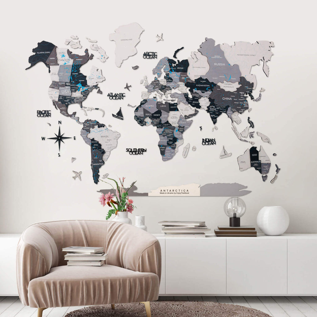 Antarctica For Colored Maps Enjoy The Wood