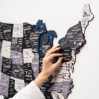 Wooden 3d Map of USA - Nordik - SJB-DIAMOND ELITES