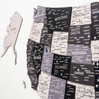 Wooden 3d Map of USA - Nordik - SJB-DIAMOND ELITES