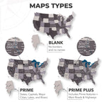 Wooden 3d Map of USA - Nordik - SJB-DIAMOND ELITES