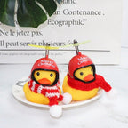 Normal Airscrew Helmet Standing Duck Broken Wind Small Yellow Duck Bike Motor Riding Cycling Lights Bicycle Accessories Rubber Yellow Duck Toy Bike Ornaments Yellow Duck With Proper Helmet Cool Decorations Stevvex