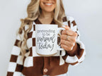Funny Pretending To Be Normal Today 16oz Ceramic Coffee Mug Office Gift BandsCo Straps