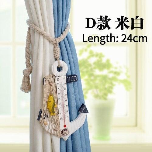 North European Curtain Buckle Strap Strap Hanging Ball Modern Simple Creative Binding Curtain Decoration Curtain Tieback Curtain Rope Holdbacks Holder  For Window Draperies Home Office Decor Stevvex