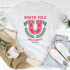 North Pole University Tee Peachy Sunday