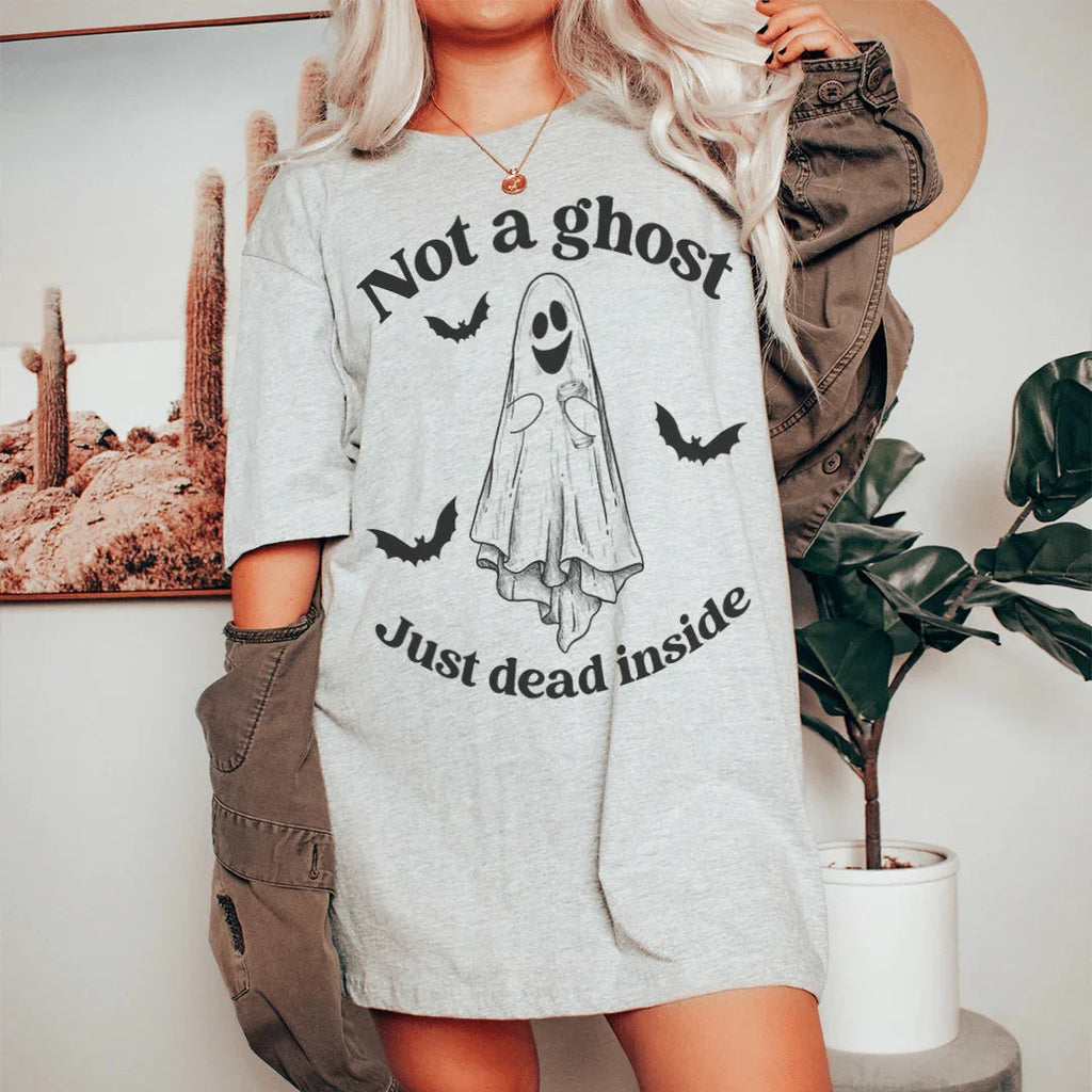 Not A Ghost Just Dead Inside Tee Peachy Sunday