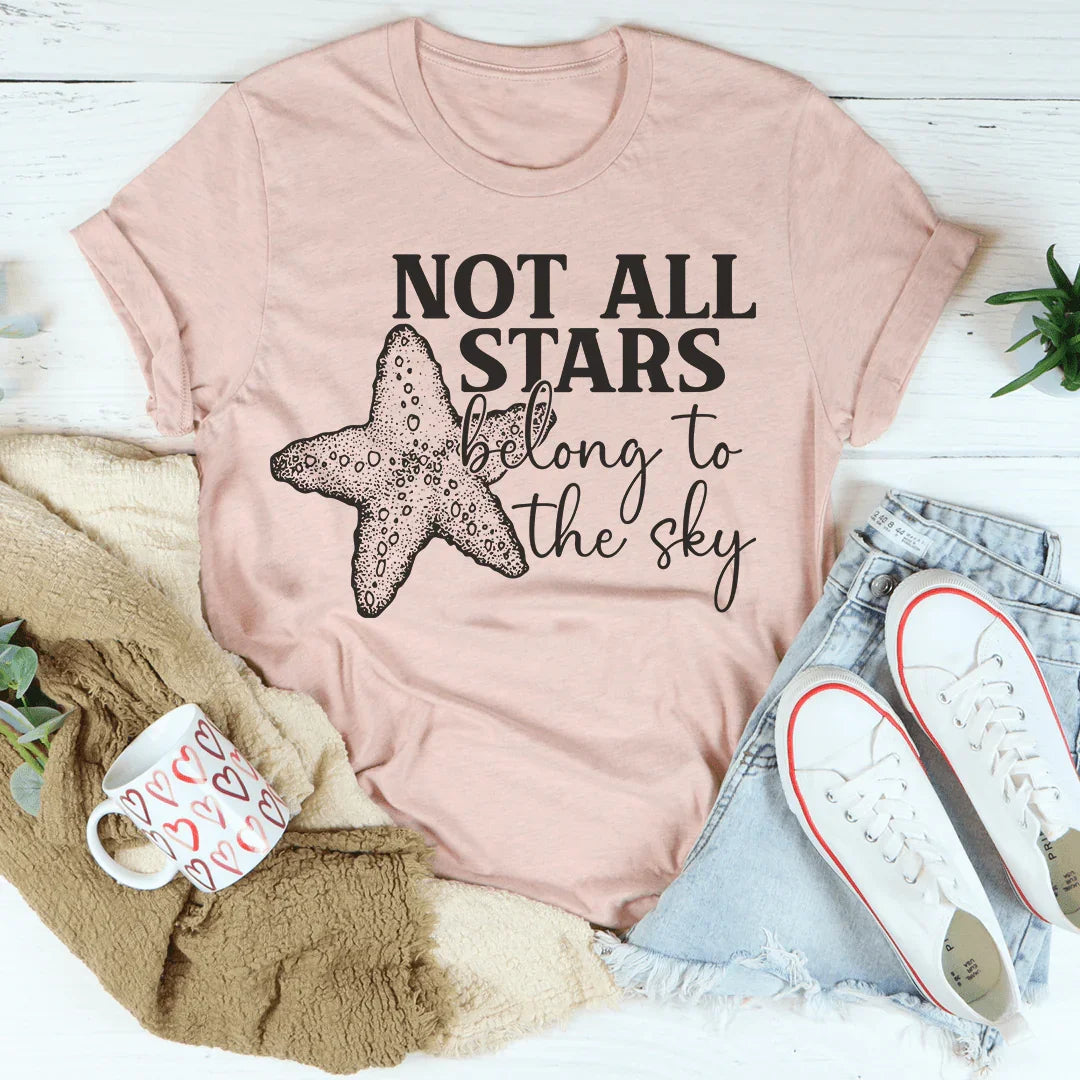 Not All Stars Belong To The Sky Tee Peachy Sunday