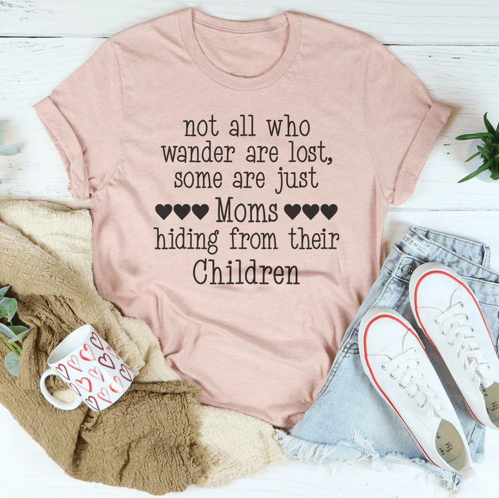 Not All Who Wander Are Lost Mom Tee - SJB-DIAMOND ELITES