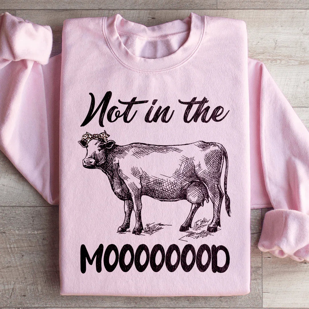 Not In The Mood Sweatshirt Peachy Sunday