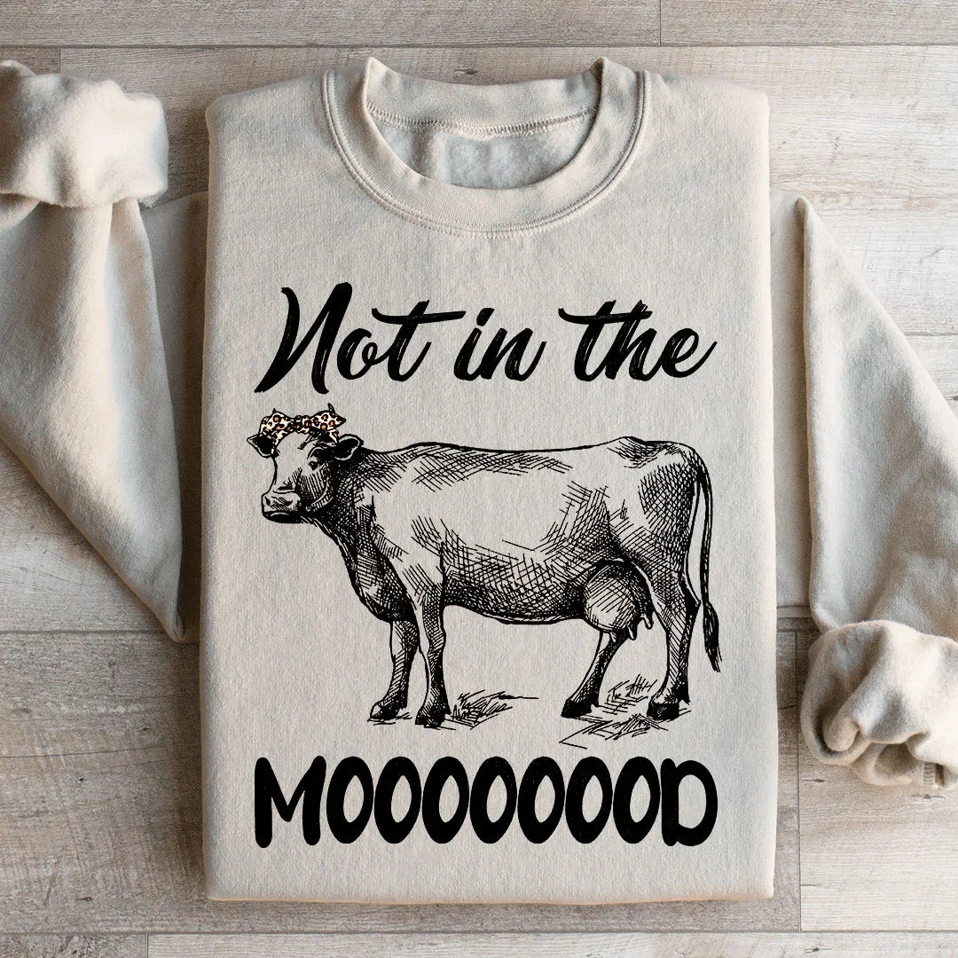 Not In The Mood Sweatshirt Peachy Sunday