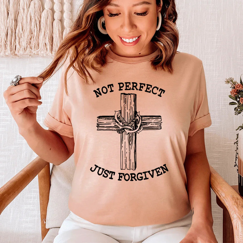 Not Perfect Just Forgiven Tee - SJB-DIAMOND ELITES