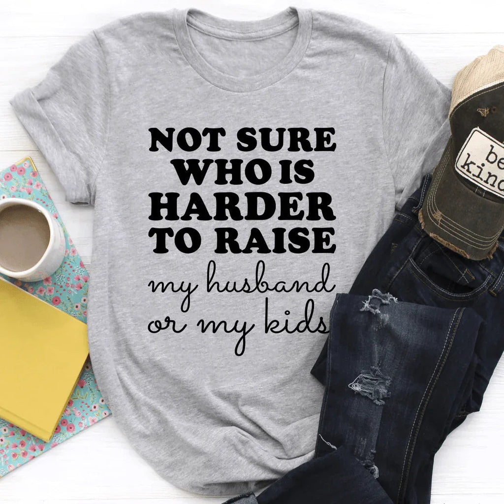 Not Sure Who Is Harder To Raise Tee - SJB-DIAMOND ELITES