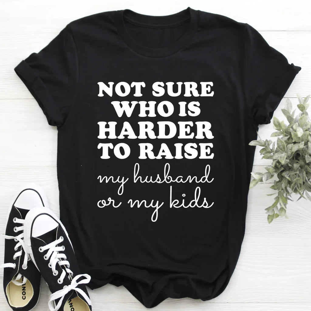 Not Sure Who Is Harder To Raise Tee - SJB-DIAMOND ELITES