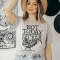 Not Today Pecker Tee Peachy Sunday