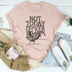 Not Today Pecker Tee Peachy Sunday