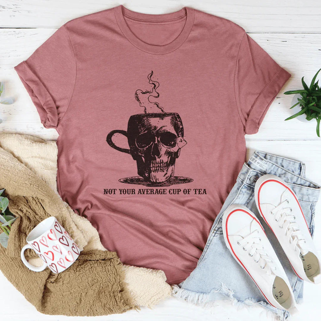 Not Your Average Cup Of Tea Tee Peachy Sunday