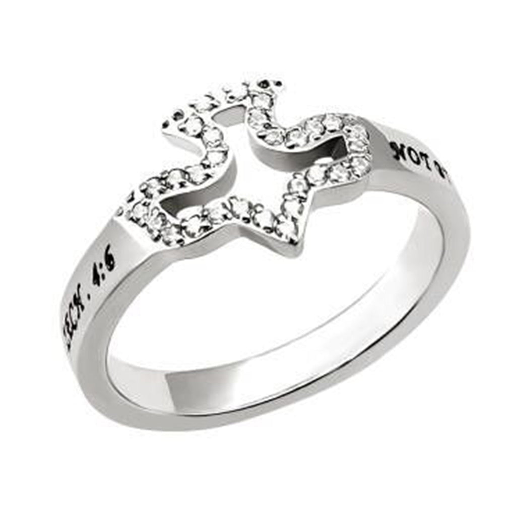 CZ Dove Ring KingdomWear