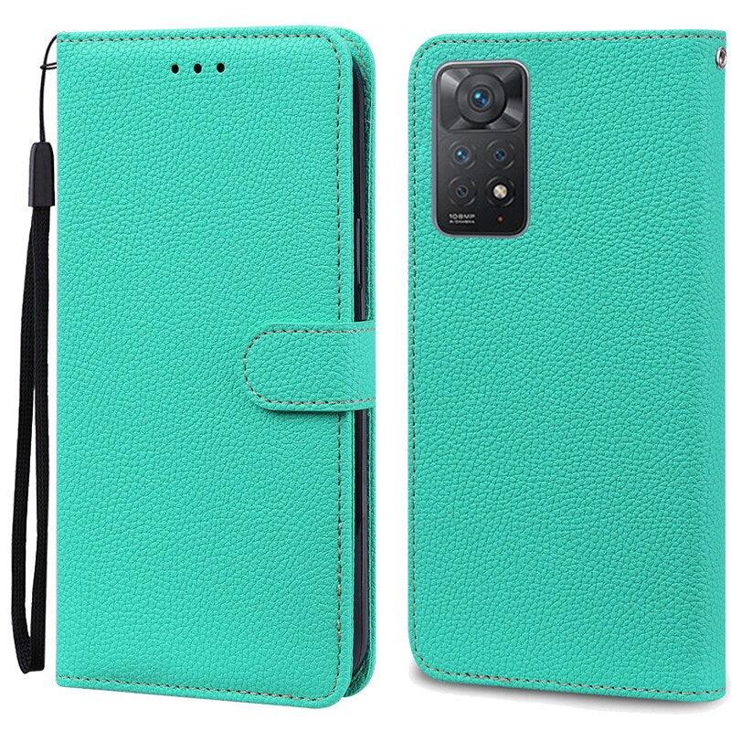 Note 11 Case For Xiaomi Redmi Note 11 11S Case Leather Wallet Flip Case For Redmi Note 11 Pro Phone Cases Note 11S Cover High Quality Flip Leather Wallet Case Stevvex