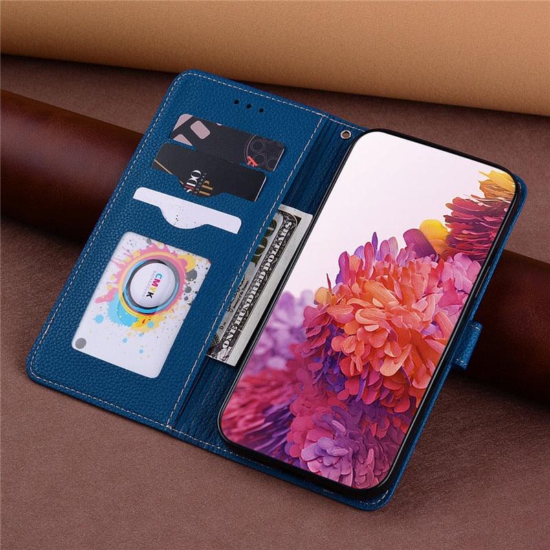 Note 11 Case For Xiaomi Redmi Note 11 11S Case Leather Wallet Flip Case For Redmi Note 11 Pro Phone Cases Note 11S Cover High Quality Flip Leather Wallet Case Stevvex