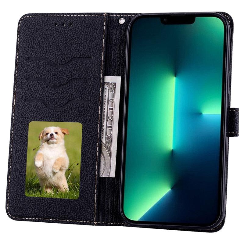 Note 11 Case For Xiaomi Redmi Note 11 11S Case Leather Wallet Flip Case For Redmi Note 11 Pro Phone Cases Note 11S Cover High Quality Flip Leather Wallet Case Stevvex