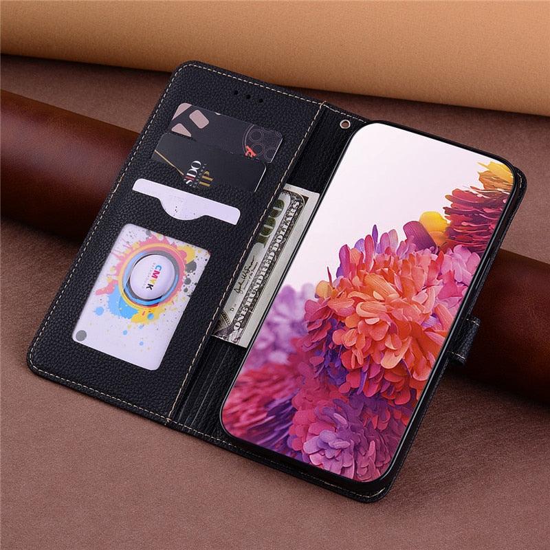 Note 11 Case For Xiaomi Redmi Note 11 11S Case Leather Wallet Flip Case For Redmi Note 11 Pro Phone Cases Note 11S Cover High Quality Flip Leather Wallet Case Stevvex