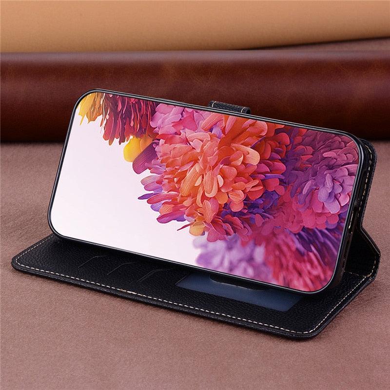 Note 11 Case For Xiaomi Redmi Note 11 11S Case Leather Wallet Flip Case For Redmi Note 11 Pro Phone Cases Note 11S Cover High Quality Flip Leather Wallet Case Stevvex
