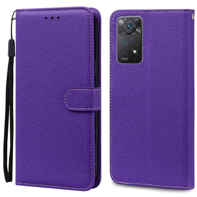 Note 11 Case For Xiaomi Redmi Note 11 11S Case Leather Wallet Flip Case For Redmi Note 11 Pro Phone Cases Note 11S Cover High Quality Flip Leather Wallet Case Stevvex