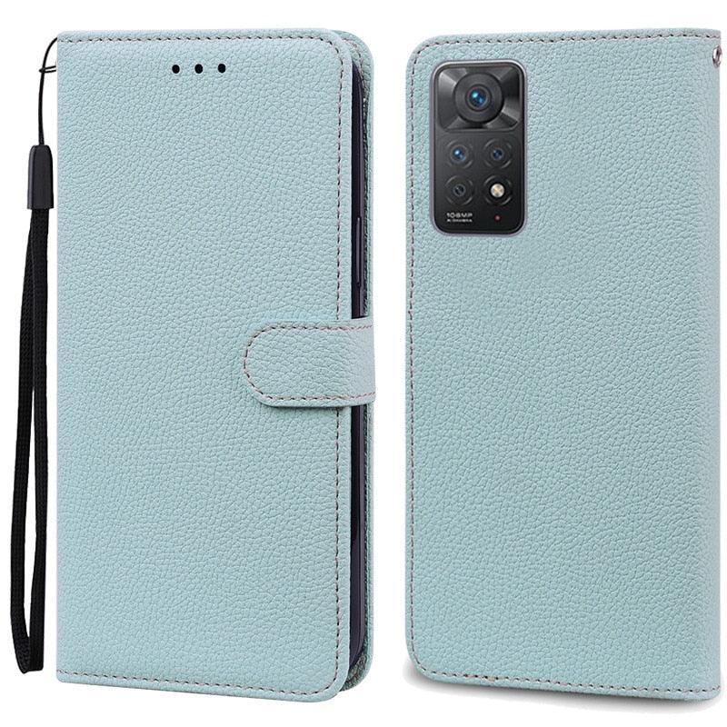Note 11 Case For Xiaomi Redmi Note 11 11S Case Leather Wallet Flip Case For Redmi Note 11 Pro Phone Cases Note 11S Cover High Quality Flip Leather Wallet Case Stevvex