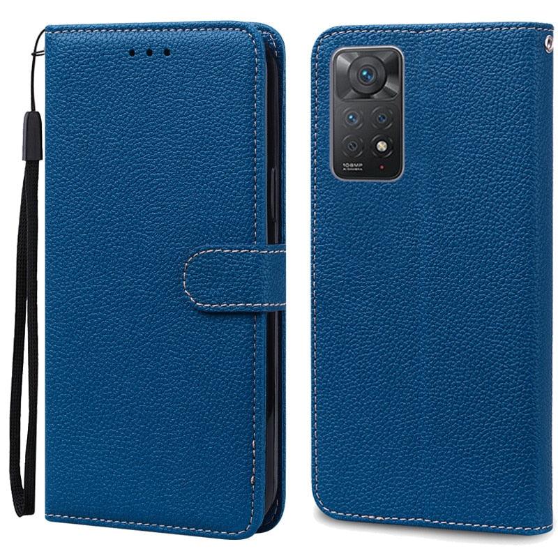 Note 11 Case For Xiaomi Redmi Note 11 11S Case Leather Wallet Flip Case For Redmi Note 11 Pro Phone Cases Note 11S Cover High Quality Flip Leather Wallet Case Stevvex