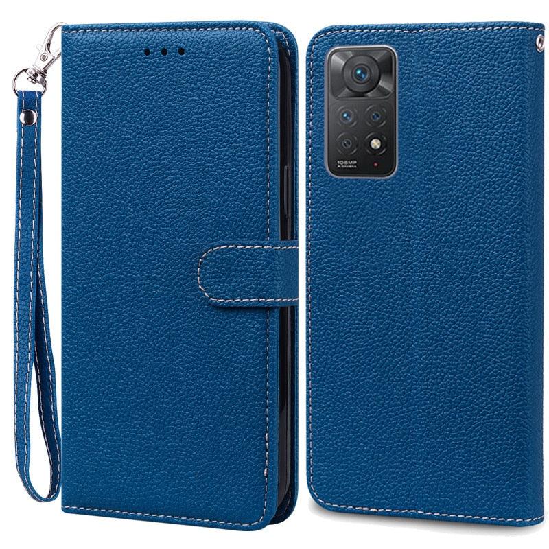 Note 11 Case For Xiaomi Redmi Note 11 11S Case Leather Wallet Flip Case For Redmi Note 11 Pro Phone Cases Note 11S Cover High Quality Flip Leather Wallet Case Stevvex