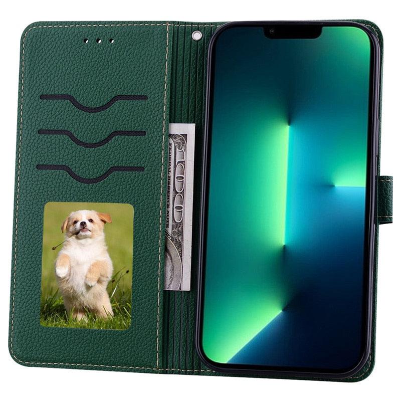 Note 11 Case For Xiaomi Redmi Note 11 11S Case Leather Wallet Flip Case For Redmi Note 11 Pro Phone Cases Note 11S Cover High Quality Flip Leather Wallet Case Stevvex