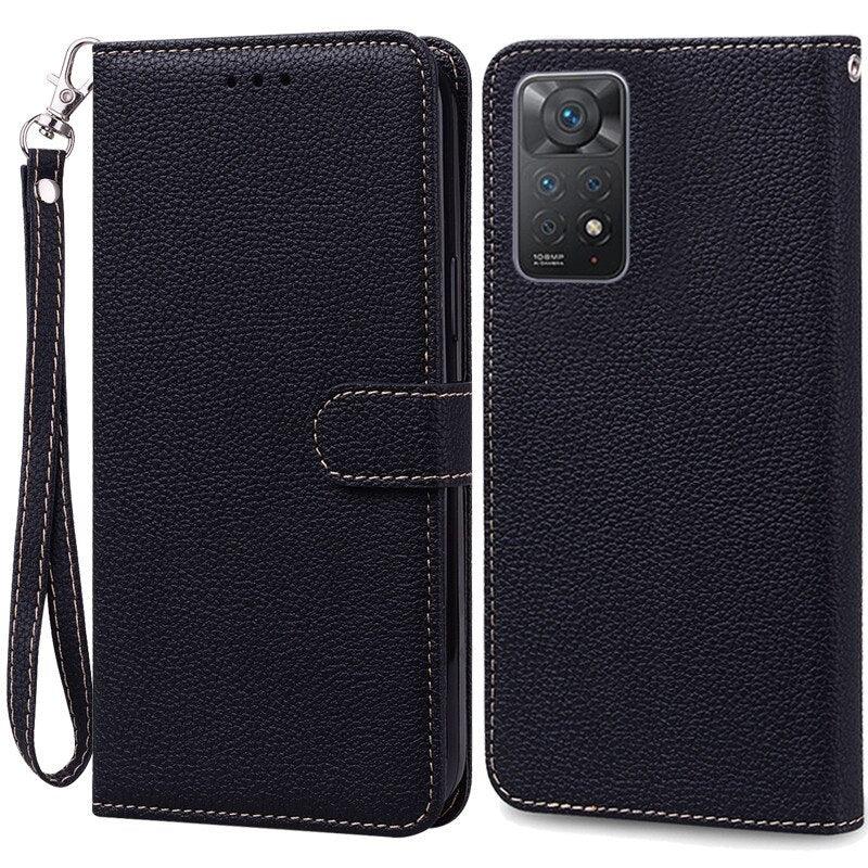 Note 11 Case For Xiaomi Redmi Note 11 11S Case Leather Wallet Flip Case For Redmi Note 11 Pro Phone Cases Note 11S Cover High Quality Flip Leather Wallet Case Stevvex