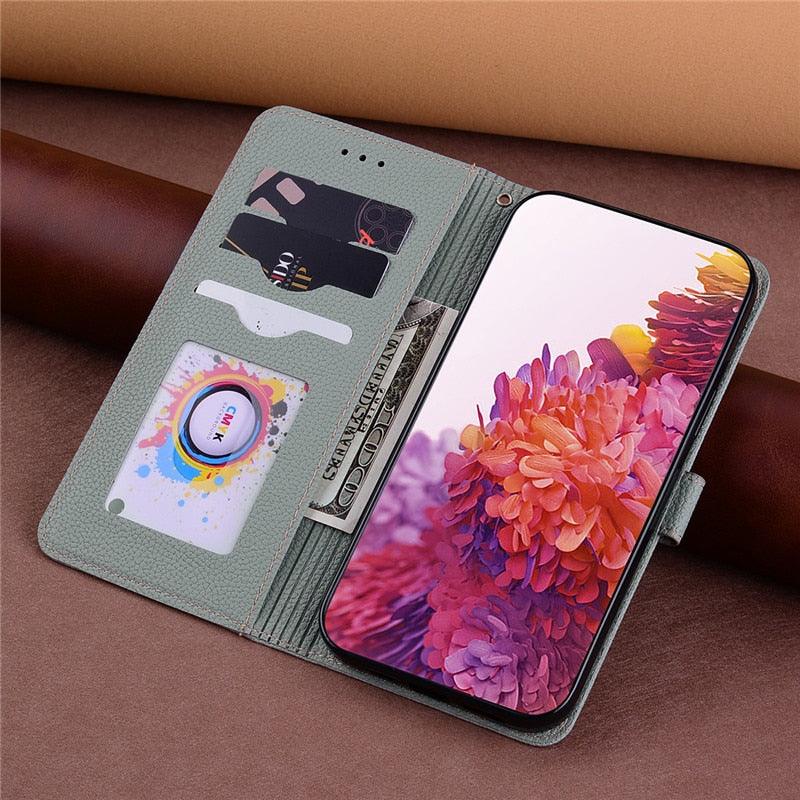 Note 11 Case For Xiaomi Redmi Note 11 11S Case Leather Wallet Flip Case For Redmi Note 11 Pro Phone Cases Note 11S Cover High Quality Flip Leather Wallet Case Stevvex