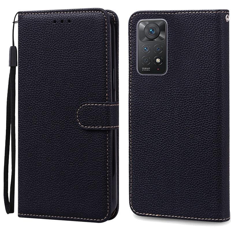 Note 11 Case For Xiaomi Redmi Note 11 11S Case Leather Wallet Flip Case For Redmi Note 11 Pro Phone Cases Note 11S Cover High Quality Flip Leather Wallet Case Stevvex
