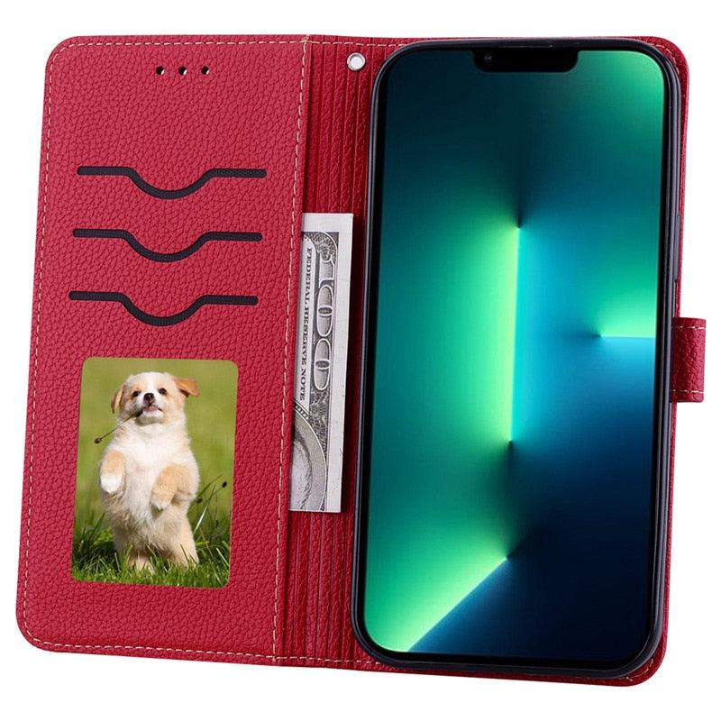 Note 11 Case For Xiaomi Redmi Note 11 11S Case Leather Wallet Flip Case For Redmi Note 11 Pro Phone Cases Note 11S Cover High Quality Flip Leather Wallet Case Stevvex