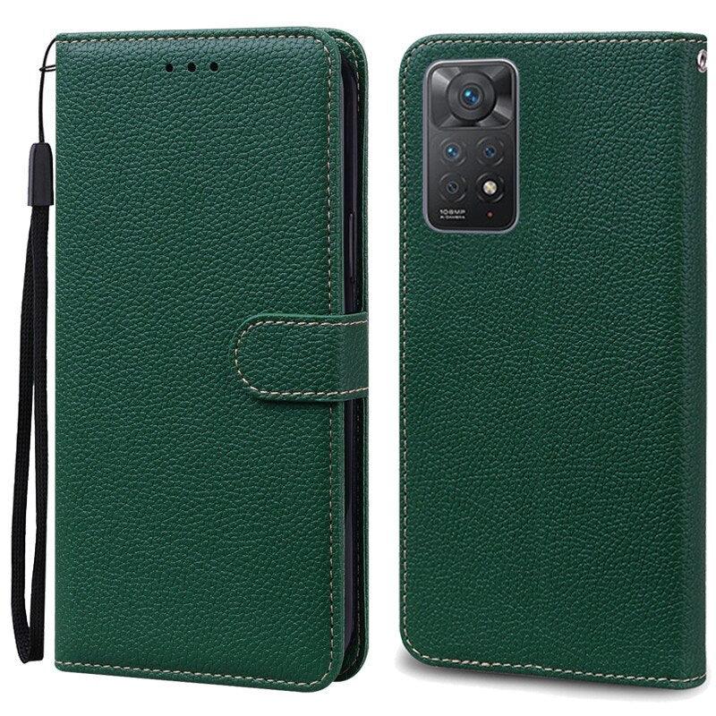 Note 11 Case For Xiaomi Redmi Note 11 11S Case Leather Wallet Flip Case For Redmi Note 11 Pro Phone Cases Note 11S Cover High Quality Flip Leather Wallet Case Stevvex