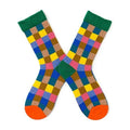 Novelty Happy Funny Women Graphic Short Socks Socks Combed Out Of Pure Cotton Art Abstract Oil Painting Socks French Style Crew Socks For Men And Women Stevvex