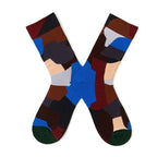 Novelty Happy Funny Women Graphic Short Socks Socks Combed Out Of Pure Cotton Art Abstract Oil Painting Socks French Style Crew Socks For Men And Women Stevvex
