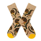 Novelty Happy Funny Women Graphic Short Socks Socks Combed Out Of Pure Cotton Art Abstract Oil Painting Socks French Style Crew Socks For Men And Women Stevvex