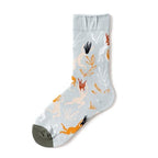 Novelty Happy Funny Women Graphic Short Socks Socks Combed Out Of Pure Cotton Art Abstract Oil Painting Socks French Style Crew Socks For Men And Women Stevvex